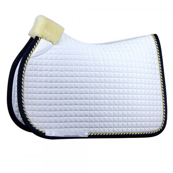 Saddle Pad Jumping Pro Line White
