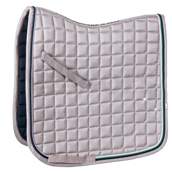 Salsa Dressage Saddle Pad Silver